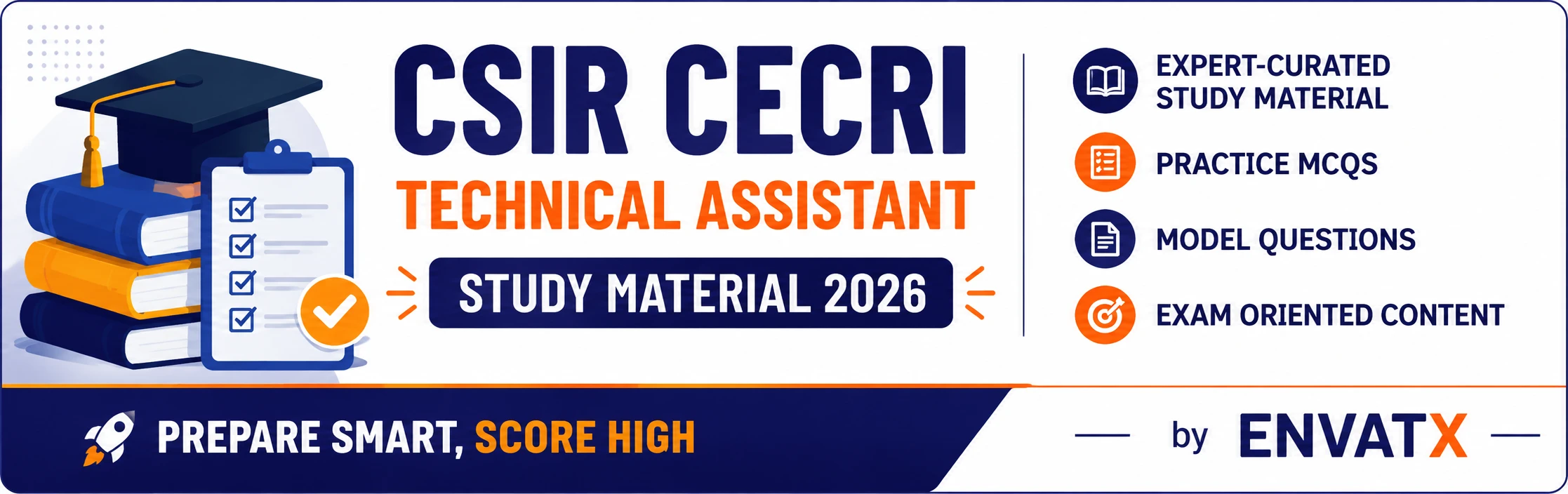 CSIR CECRI Technical Assistant Study Material 2026 | Practice MCQs Book