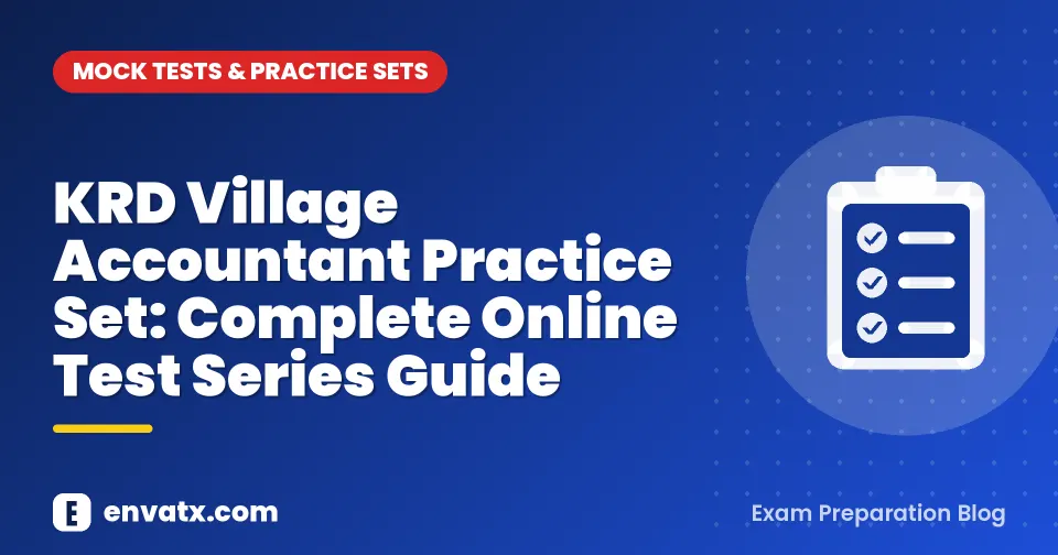 KRD Village Accountant Practice Set: Complete Online Test Series Guide