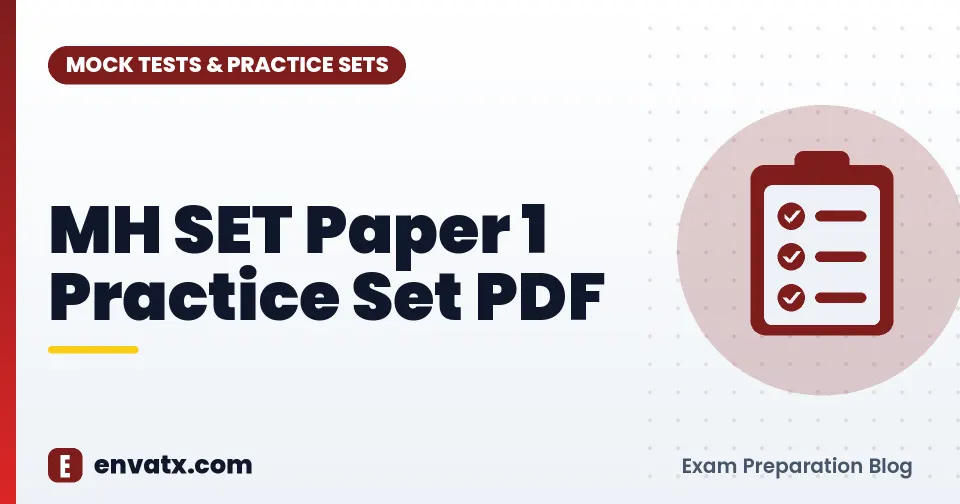 MH SET Paper 1 Practice Set PDF