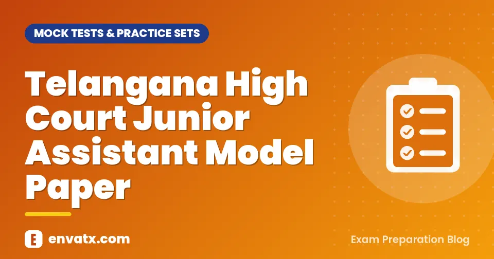 Telangana High Court Junior Assistant Model Paper