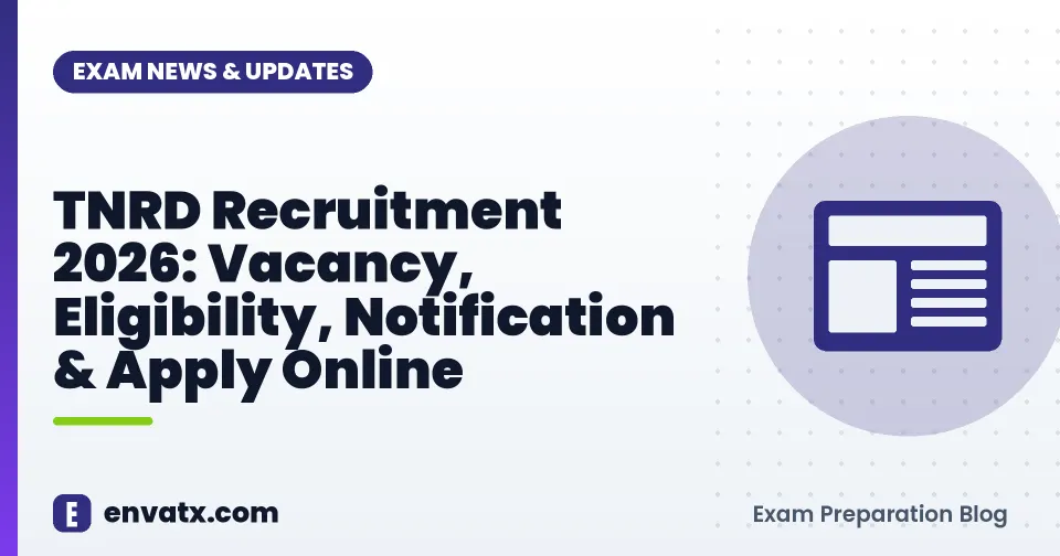 TNRD Recruitment 2026: Vacancy, Eligibility, Notification & Apply Online