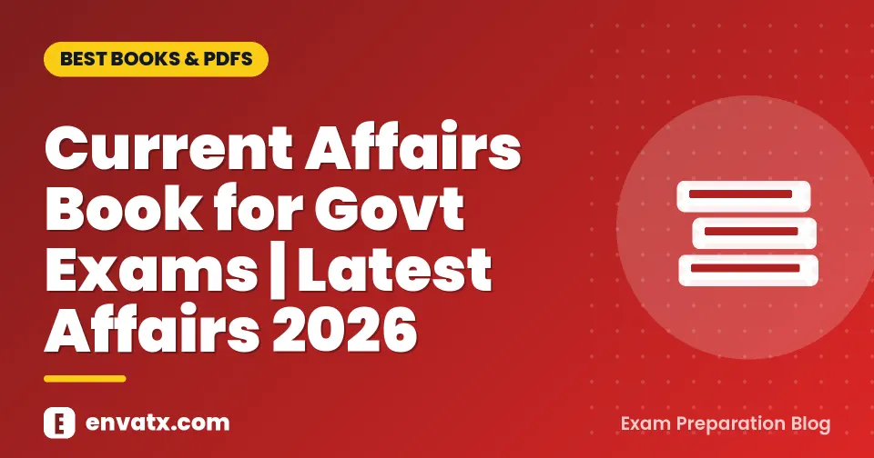 Current Affairs Book for Govt Exams | Latest Affairs 2026