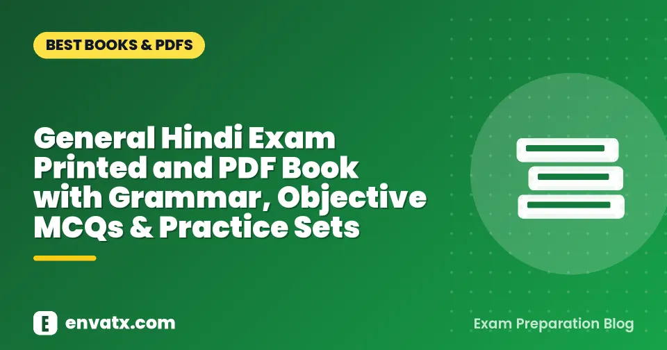 General Hindi Exam Printed and PDF Book with Grammar, Objective MCQs & Practice Sets