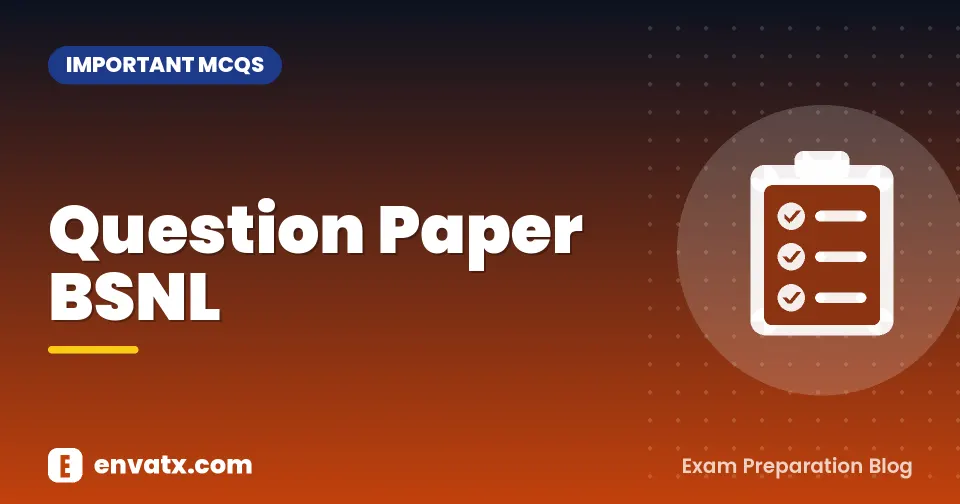 Question Paper BSNL