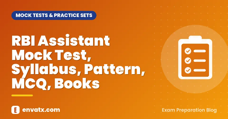 RBI Assistant Mock Test, Syllabus, Pattern, MCQ, Books