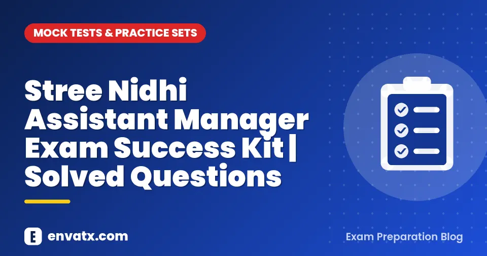 Stree Nidhi Assistant Manager Exam Success Kit | Solved Questions