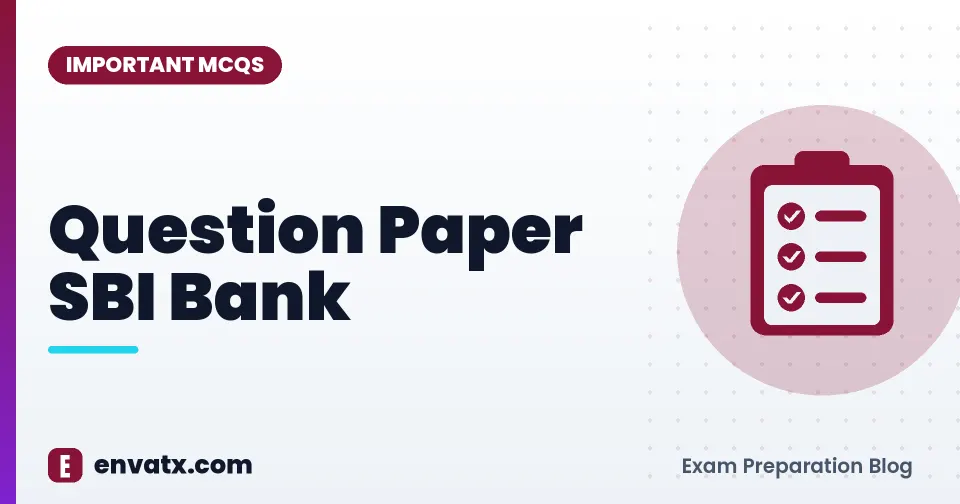 Question Paper SBI Bank