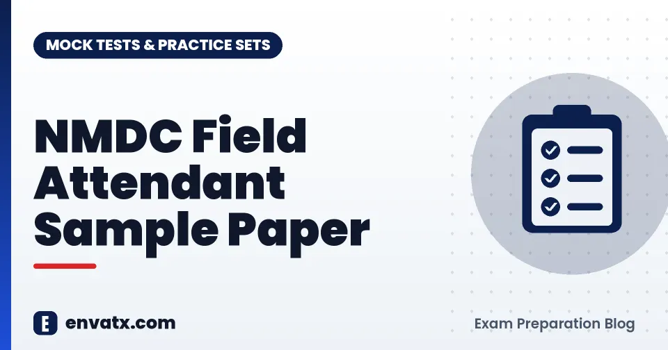 NMDC Field Attendant Sample Paper