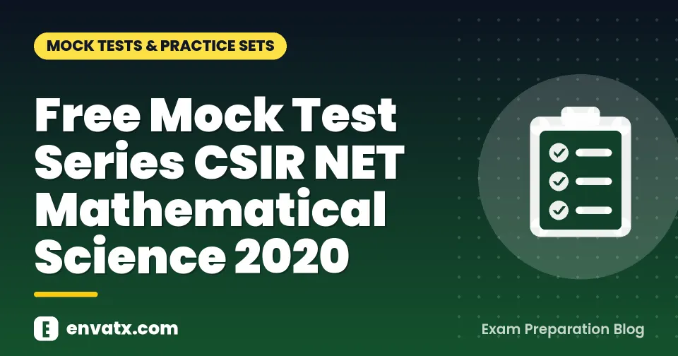 Free Mock Test Series CSIR NET Mathematical Science 2020