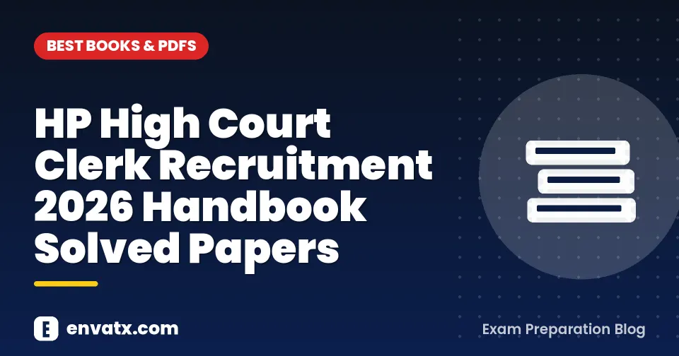 HP High Court Clerk Recruitment 2026 Handbook Solved Papers