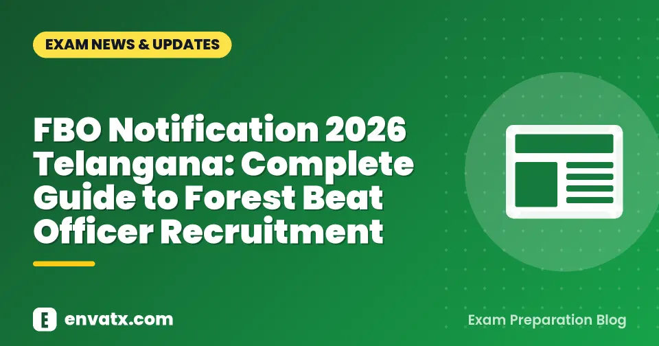 FBO Notification 2026 Telangana: Complete Guide to Forest Beat Officer Recruitment