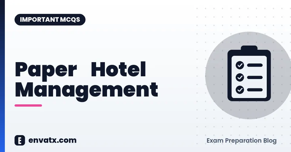 Paper ​Hotel Management