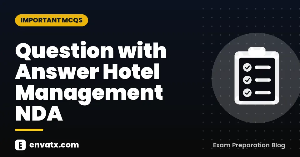 Question with Answer Hotel Management NDA