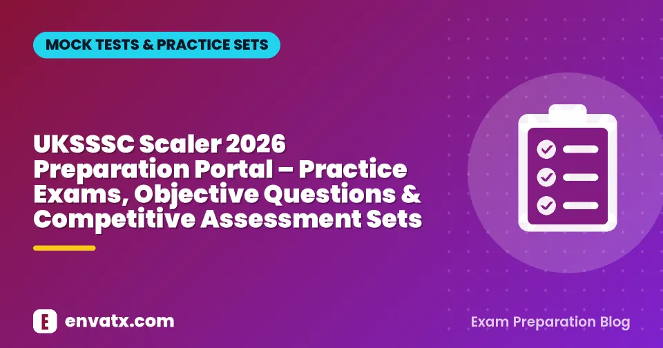 UKSSSC Scaler 2026 Preparation Portal – Practice Exams, Objective Questions & Competitive Assessment Sets