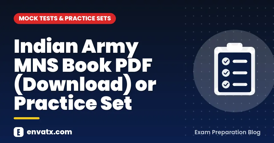 Indian Army MNS Book PDF (Download) or Practice Set