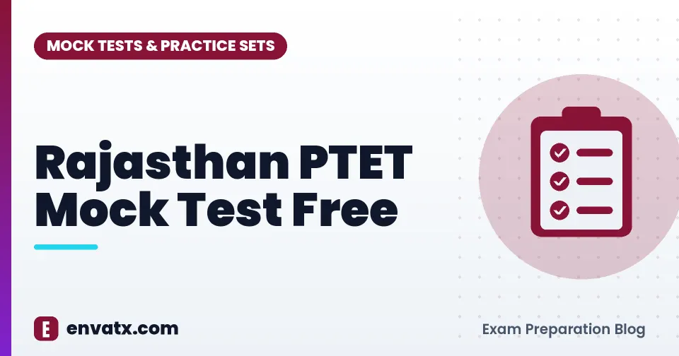 Rajasthan PTET Mock Test Free