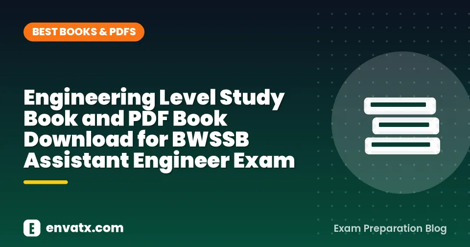Engineering Level Study Book and PDF Book Download for BWSSB Assistant Engineer Exam