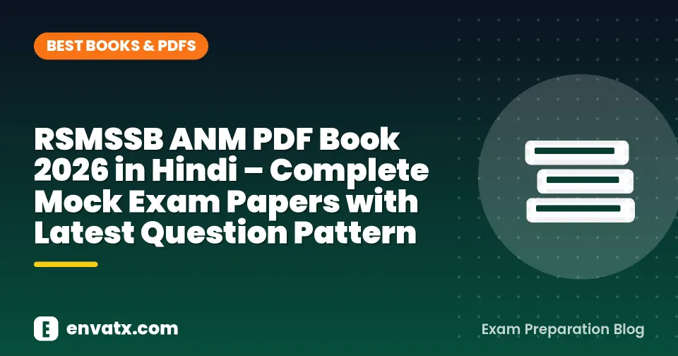 RSMSSB ANM PDF Book 2026 in Hindi – Complete Mock Exam Papers with Latest Question Pattern