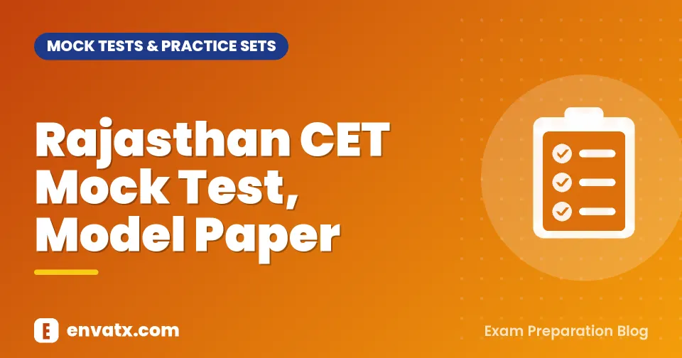 Rajasthan CET Mock Test, Model Paper