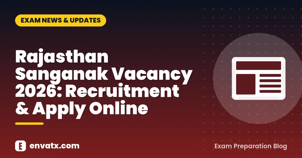 Rajasthan Sanganak Vacancy 2026: Recruitment & Apply Online