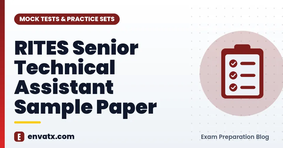 RITES Senior Technical Assistant Sample Paper