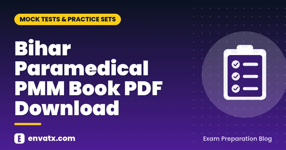 Bihar Paramedical PMM Book PDF Download