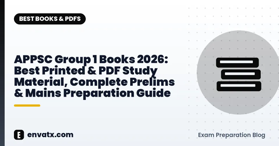 APPSC Group 1 Books 2026: Best Printed & PDF Study Material, Complete Prelims & Mains Preparation Guide