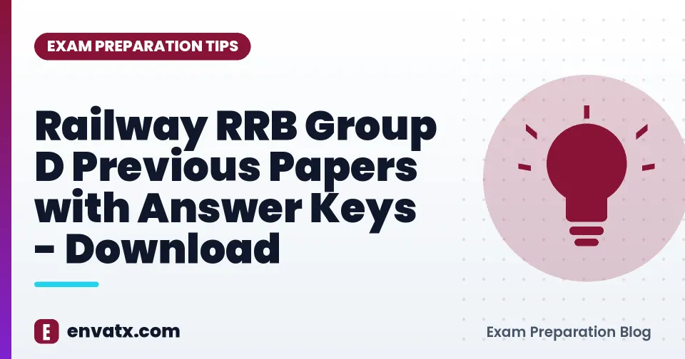 Railway RRB Group D Previous Papers with Answer Keys - Download