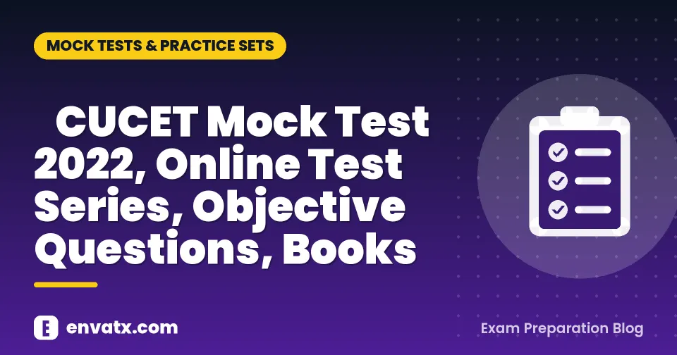 CUCET Mock Test 2022, Online Test Series, Objective Questions, Books