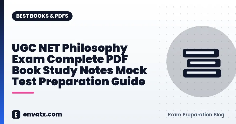 UGC NET Philosophy Exam Complete PDF Book Study Notes Mock Test Preparation Guide