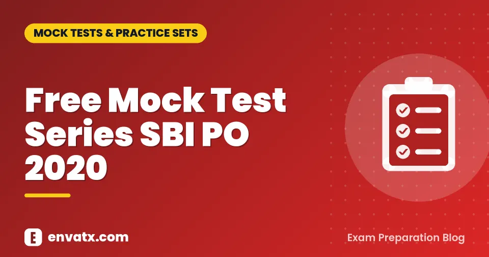 Free Mock Test Series SBI PO 2020