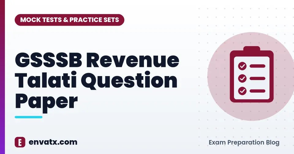 GSSSB Revenue Talati Question Paper