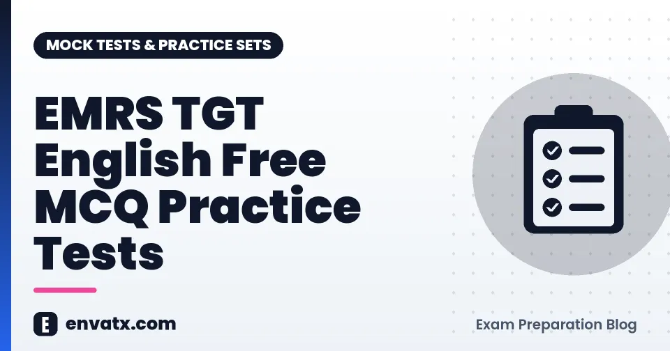 EMRS TGT English Free MCQ Practice Tests