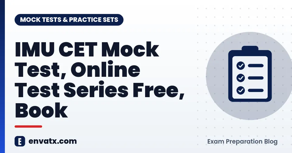 IMU CET Mock Test, Online Test Series Free, Book