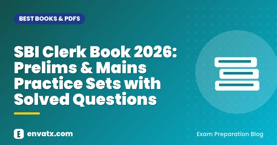 SBI Clerk Book 2026: Prelims & Mains Practice Sets with Solved Questions
