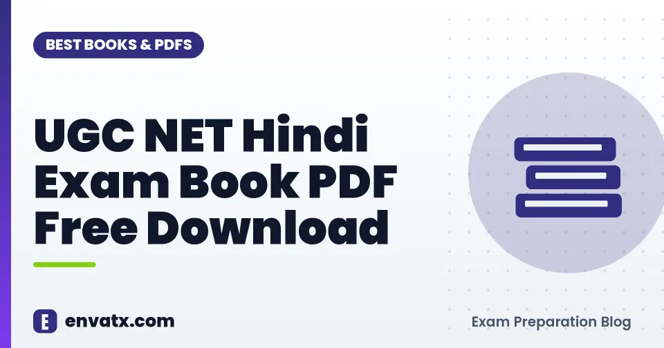 UGC NET Hindi Exam Book PDF Free Download