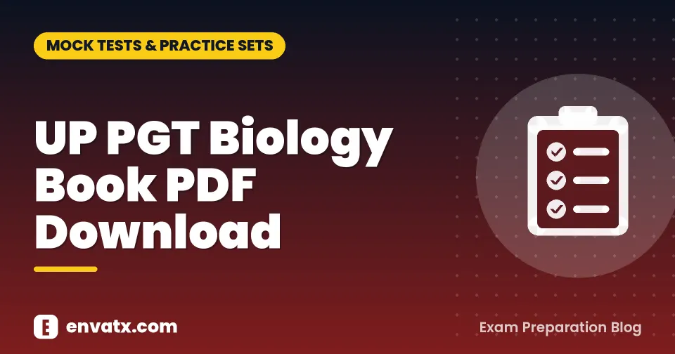 UP PGT Biology Book PDF Download