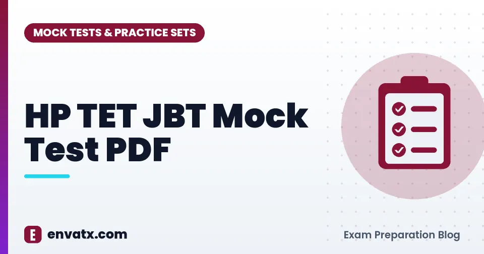 HP TET JBT Mock Test PDF