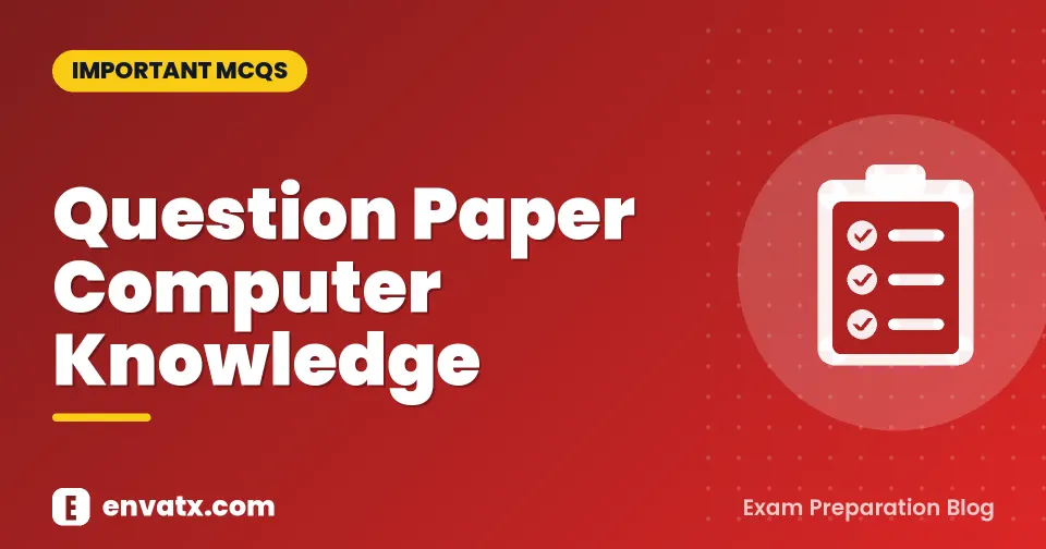 Question Paper Computer Knowledge