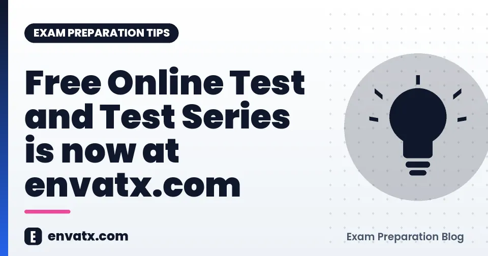 Free Online Test and Test Series is now at envatx.com