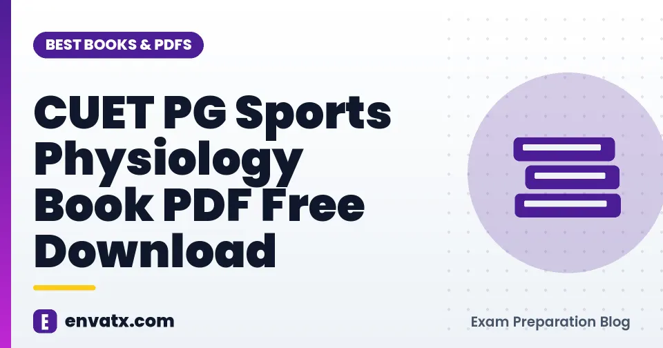 CUET PG Sports Physiology Book PDF Free Download