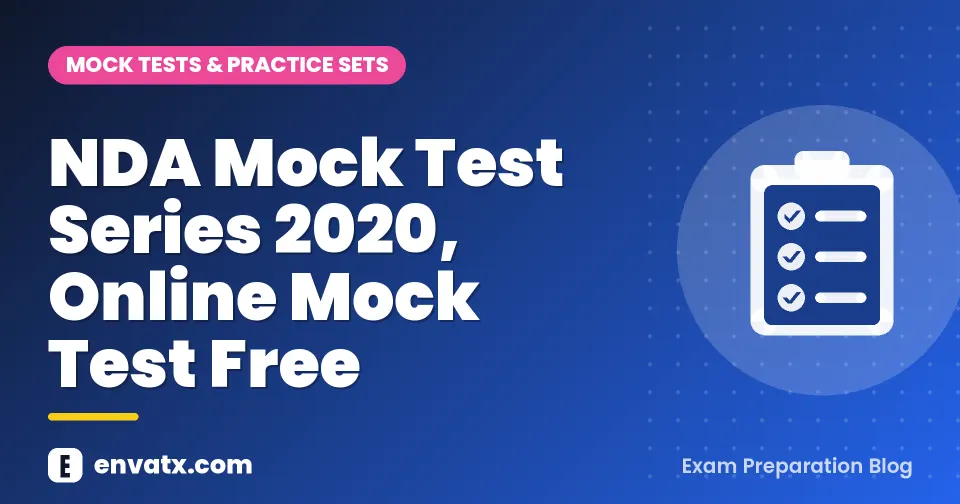 NDA Mock Test Series 2020, Online Mock Test Free
