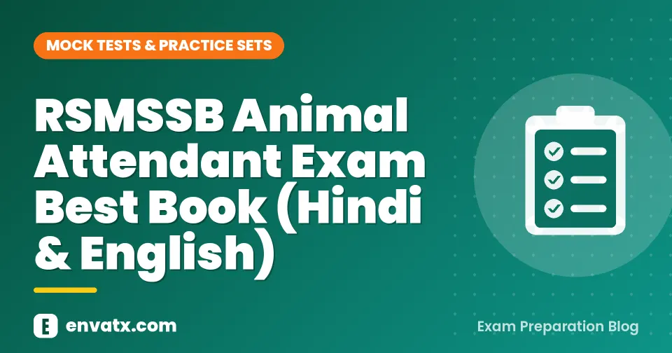 RSMSSB Animal Attendant Exam Best Book (Hindi & English)