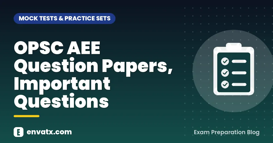 OPSC AEE Question Papers, Important Questions