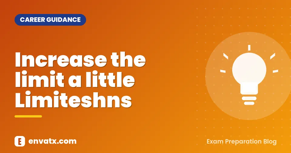 Increase the limit a little Limiteshns