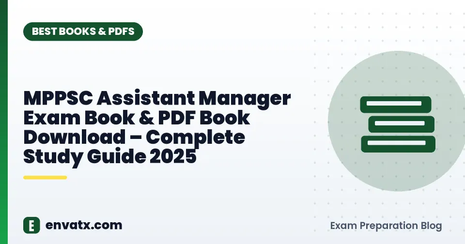 MPPSC Assistant Manager Exam Book & PDF Book Download – Complete Study Guide 2025