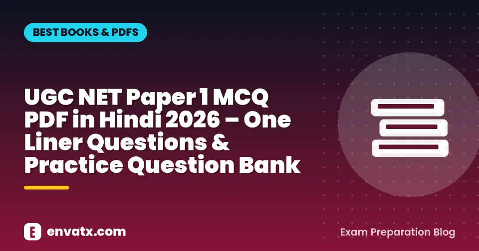 UGC NET Paper 1 MCQ PDF in Hindi 2026 – One Liner Questions & Practice Question Bank