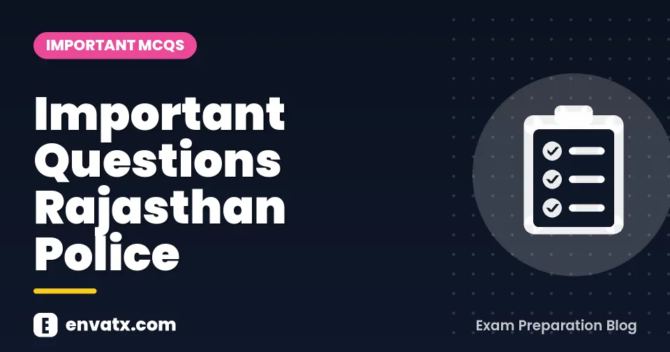 Important Questions Rajasthan Police