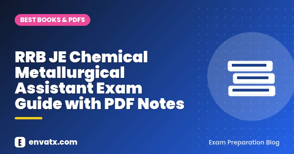 RRB JE Chemical Metallurgical Assistant Exam Guide with PDF Notes