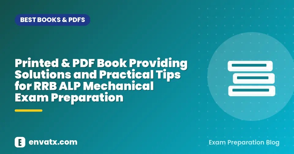 Printed & PDF Book Providing Solutions and Practical Tips for RRB ALP Mechanical Exam Preparation